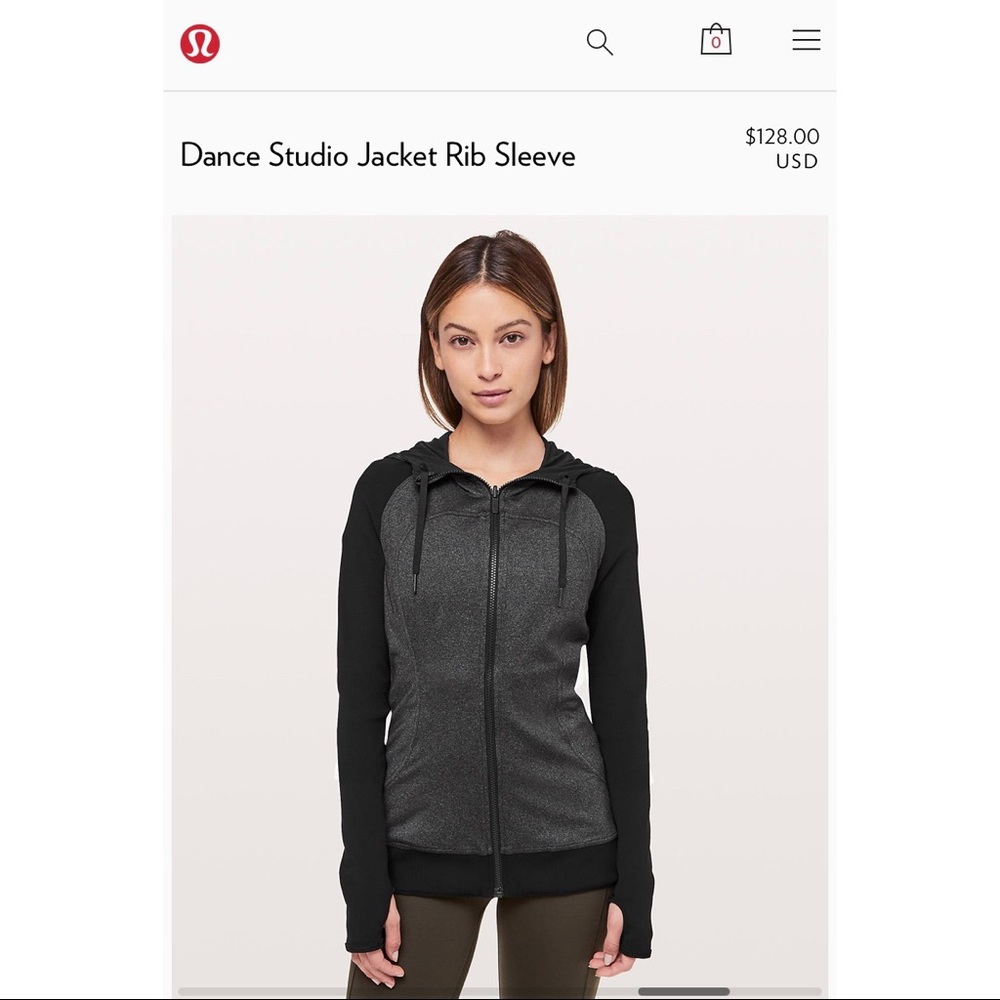 ISO Dance Studio Jacket Rib Sleeve